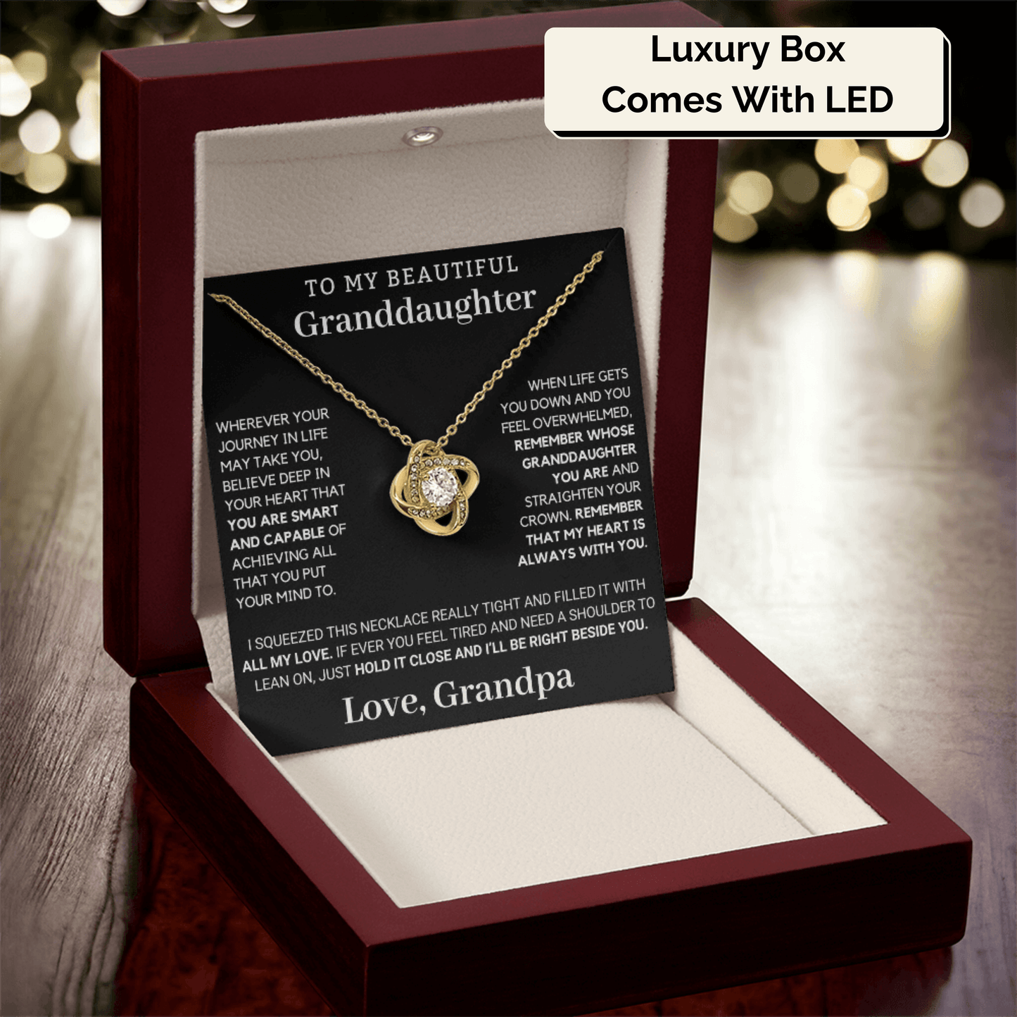 Gift For Granddaughter: I'll Be Right Beside You