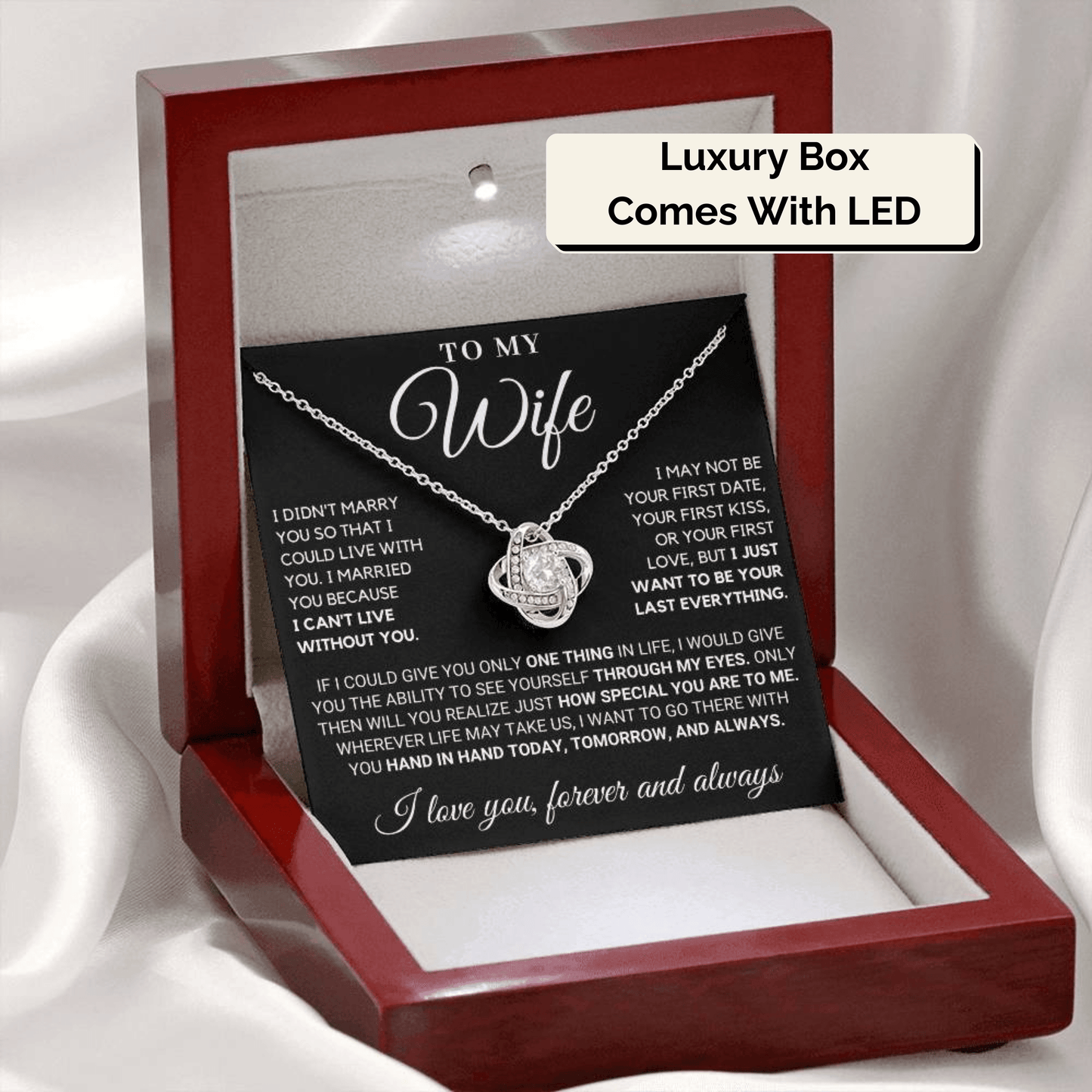 Gift for Wife: I Can't Live Without You