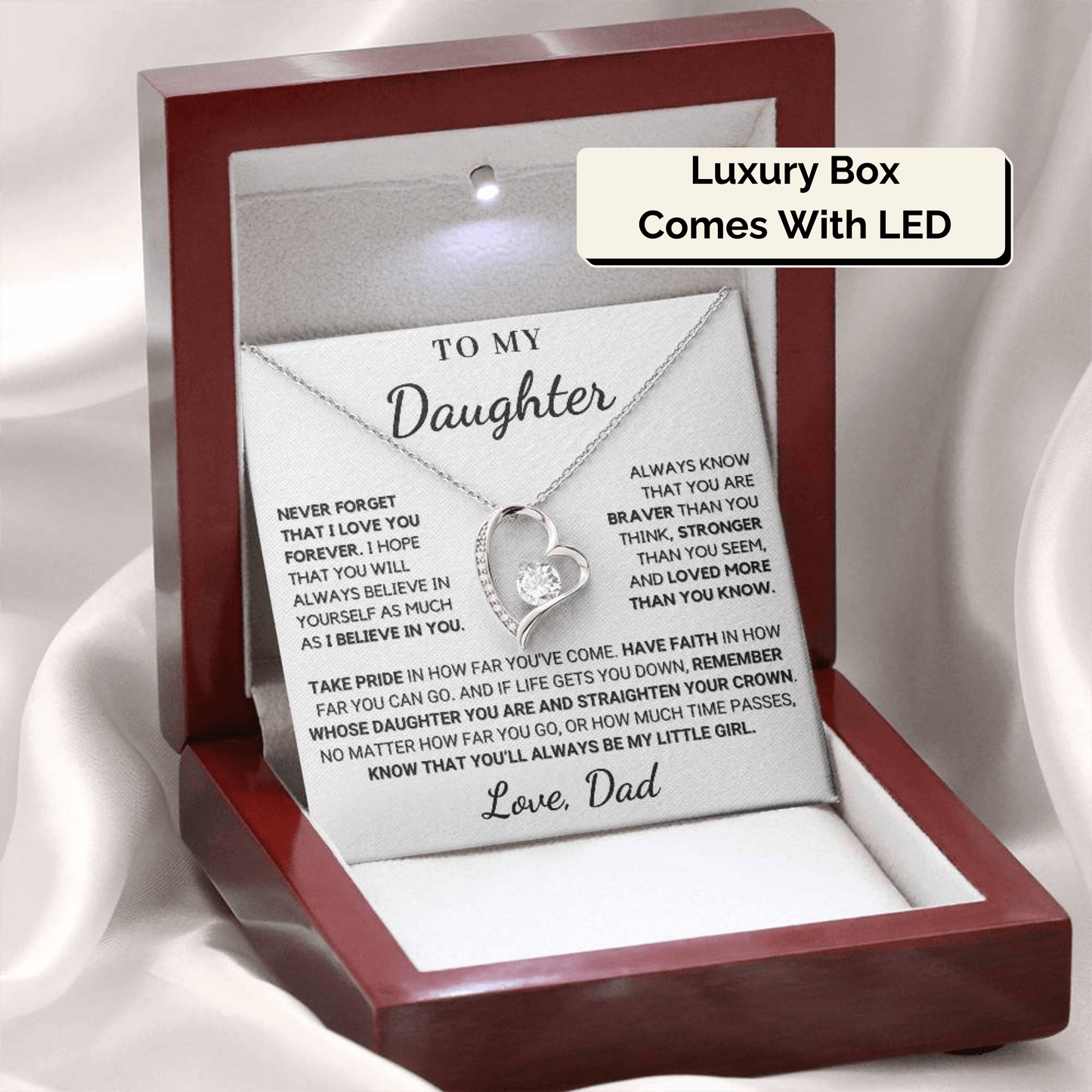 Gift for Daughter: You'll Always Be My Little Girl