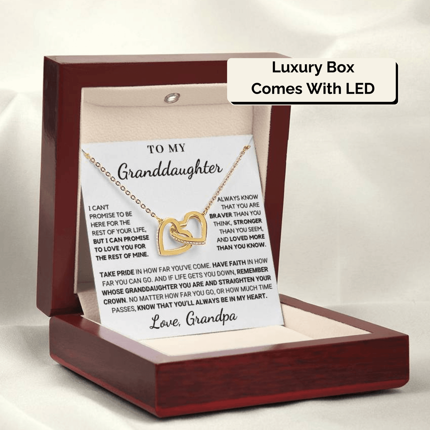 Gift for Granddaughter: You'll Always Be In My Heart