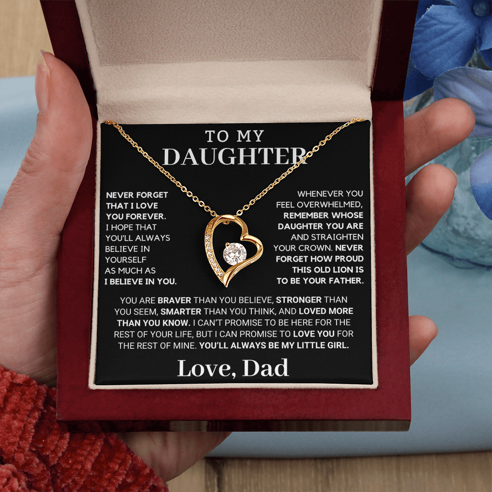 Gift for Daughter: Never Forget How Proud I Am To Be Your Father