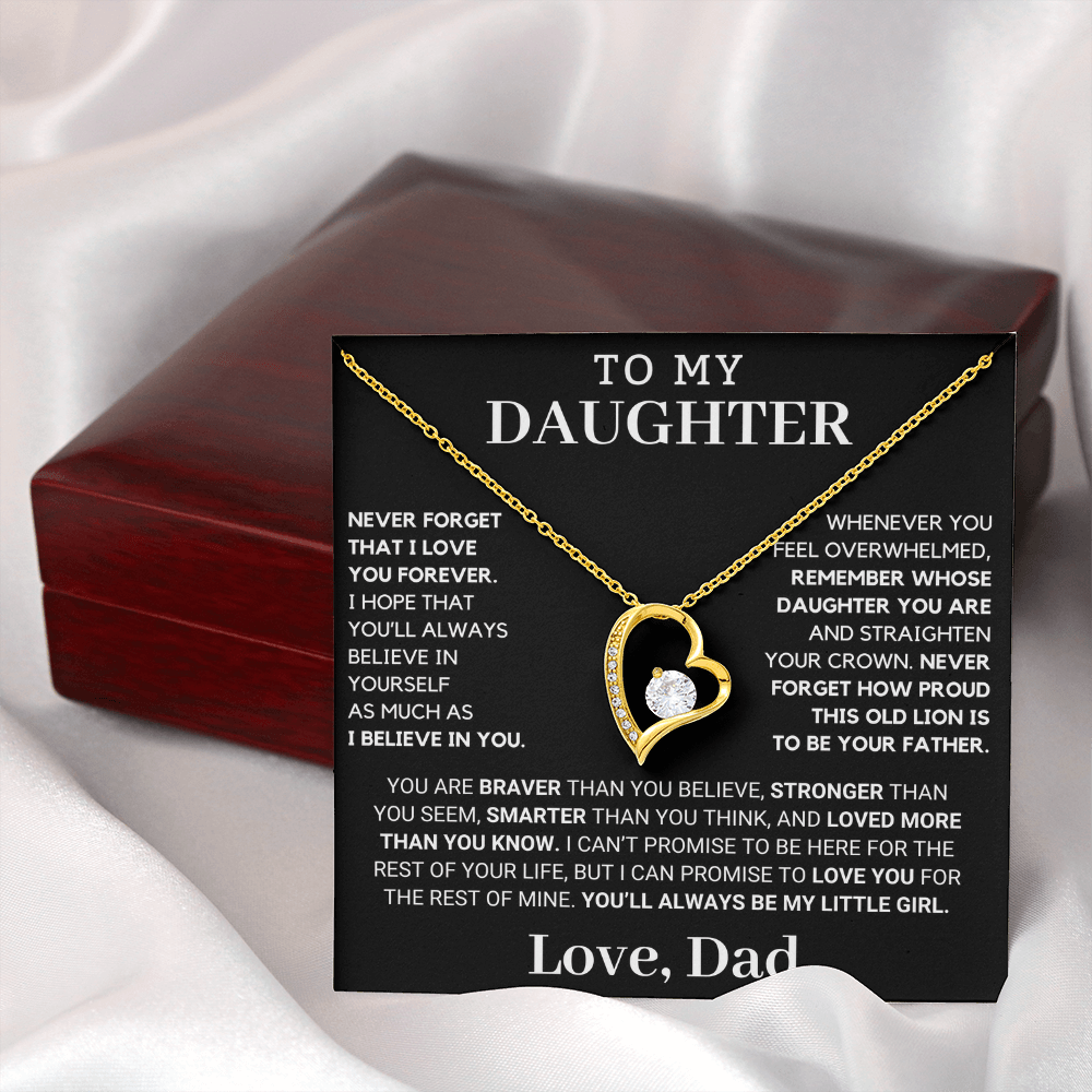 Gift for Daughter: Never Forget How Proud I Am To Be Your Father