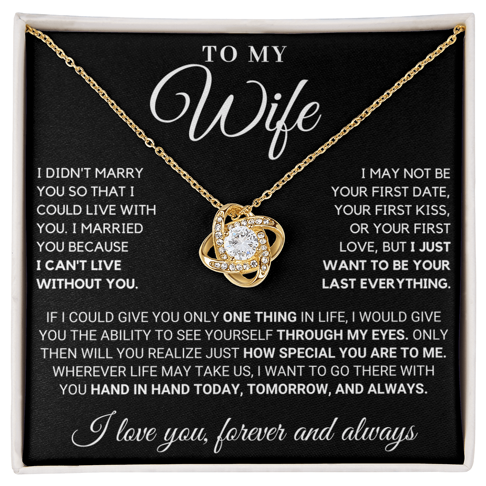 Gift for Wife: I Can't Live Without You
