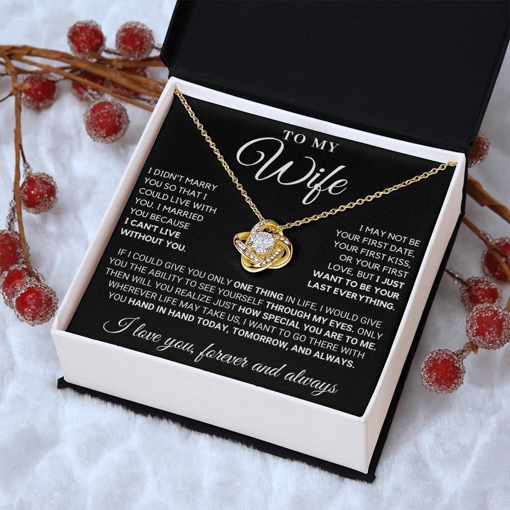 Gift for Wife: I Can't Live Without You