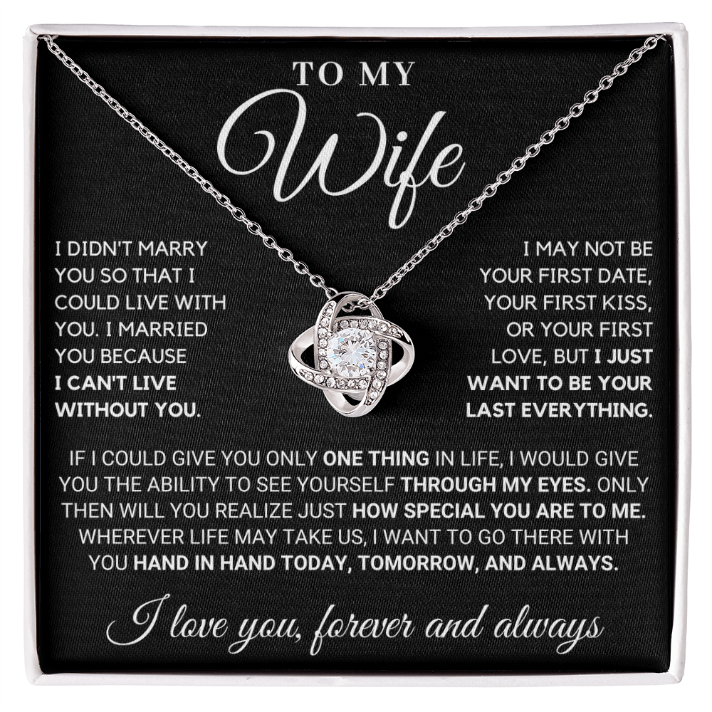Gift for Wife: I Can't Live Without You