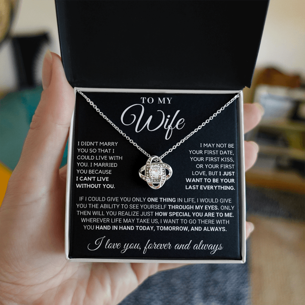 Gift for Wife: I Can't Live Without You