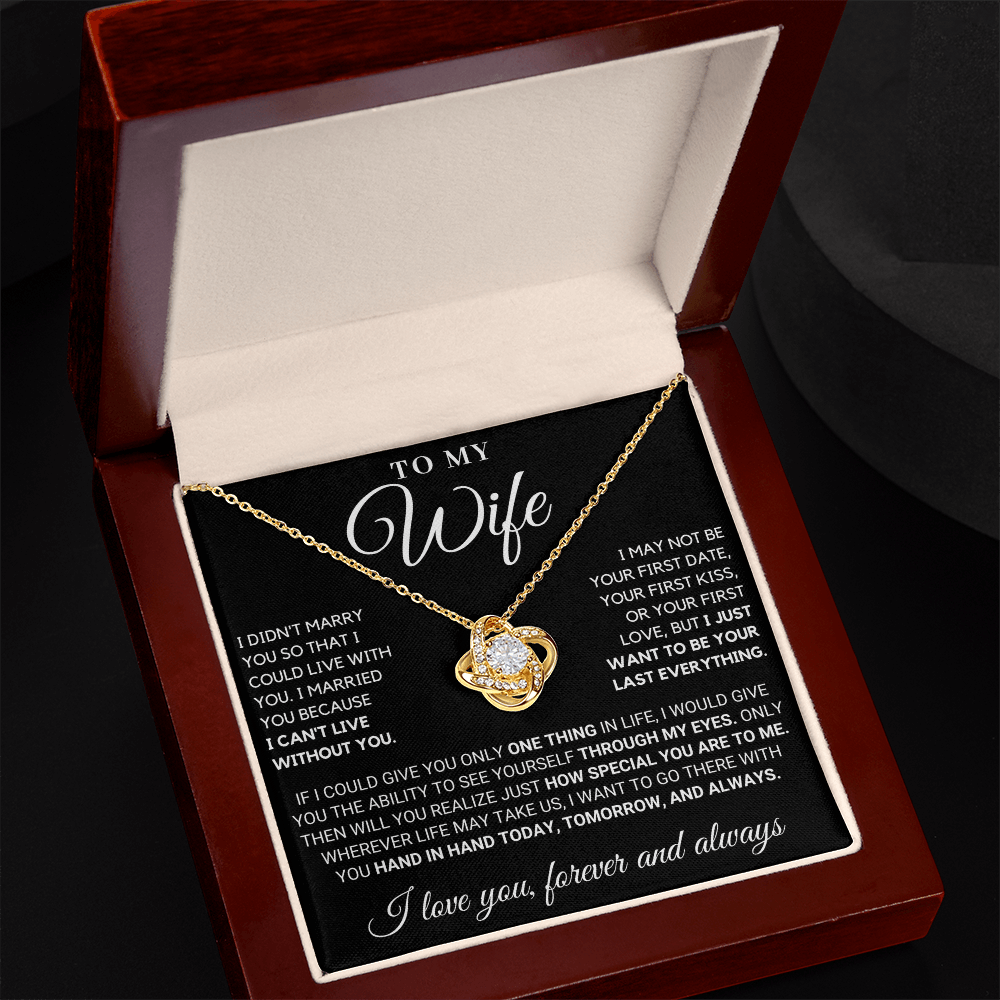 Gift for Wife: I Can't Live Without You