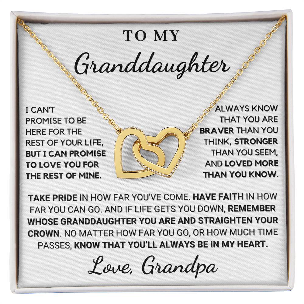 Gift for Granddaughter: You'll Always Be In My Heart