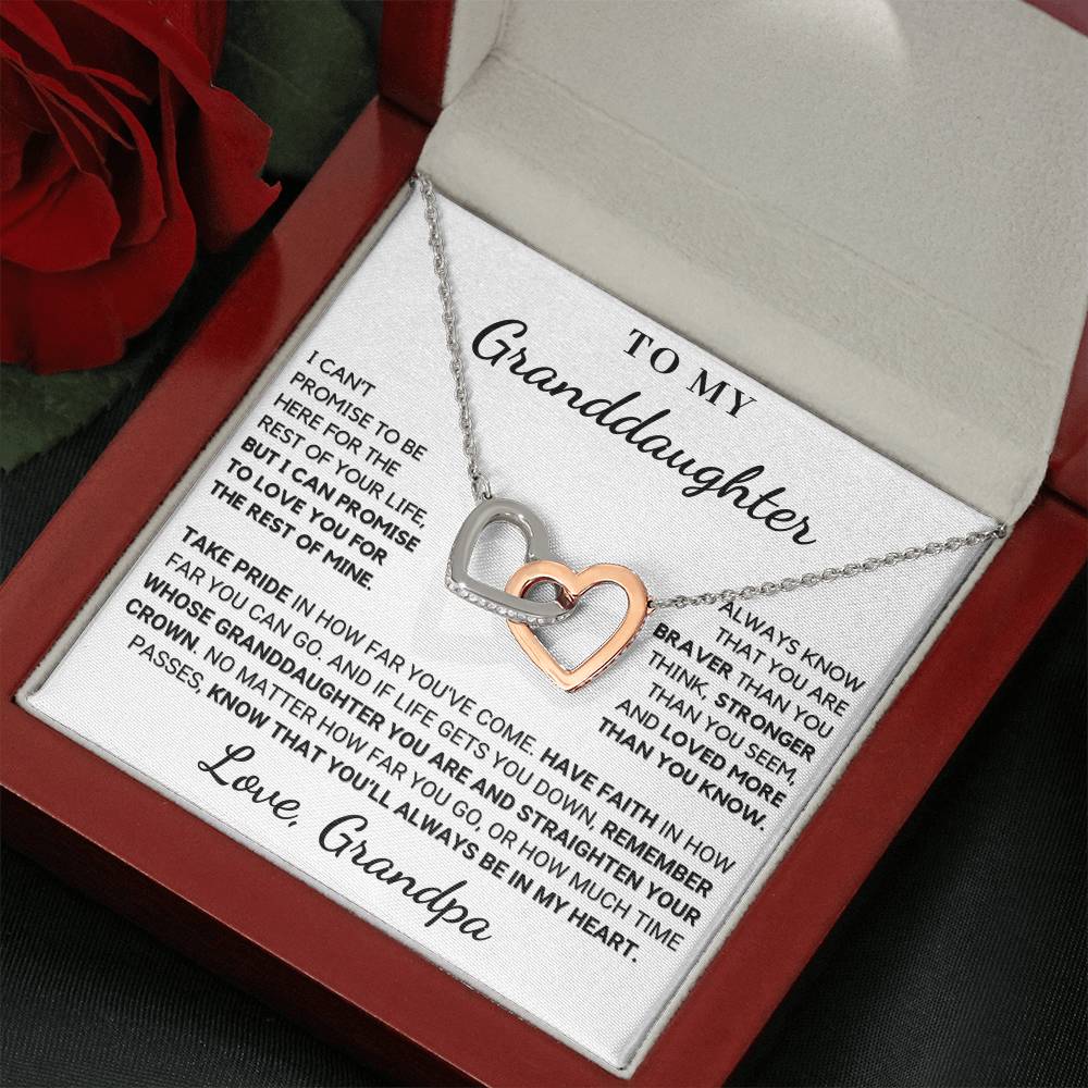 Gift for Granddaughter: You'll Always Be In My Heart