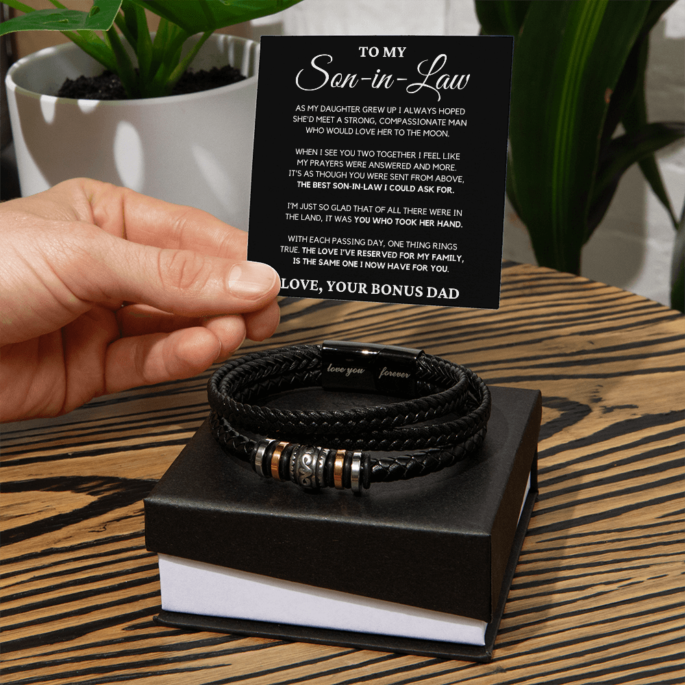 To My Son-in-Law - Forever Love Bracelet