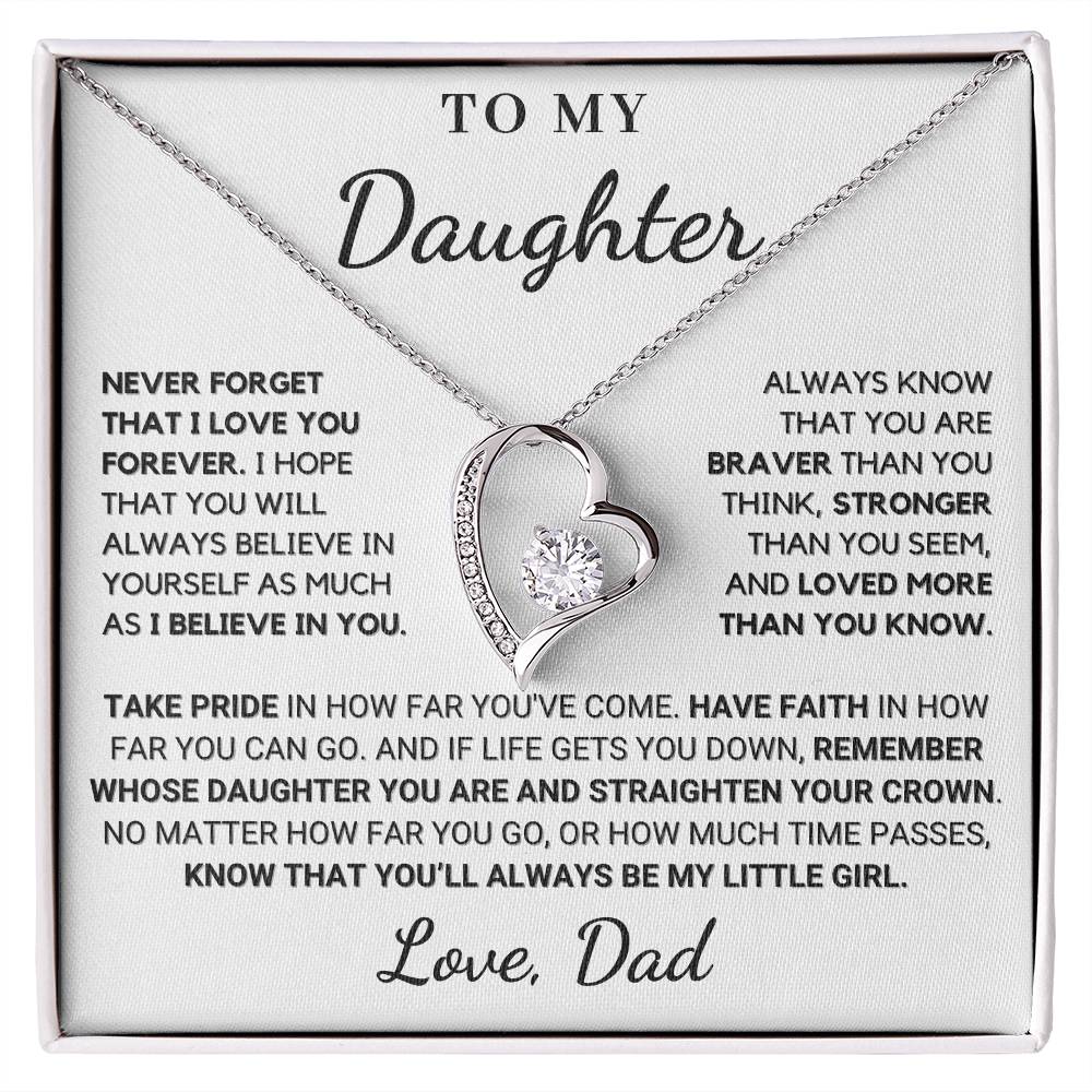 Gift for Daughter: You'll Always Be My Little Girl