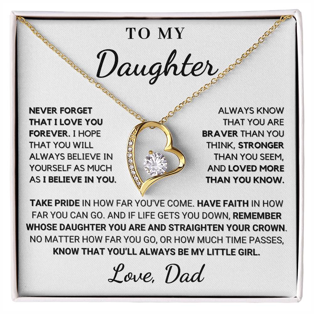 Gift for Daughter: You'll Always Be My Little Girl