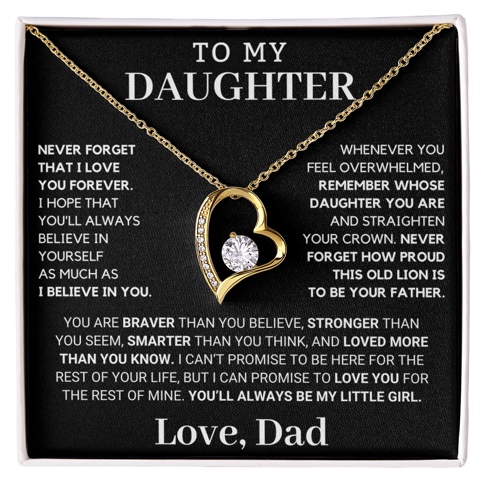 Gift for Daughter: Never Forget How Proud I Am To Be Your Father