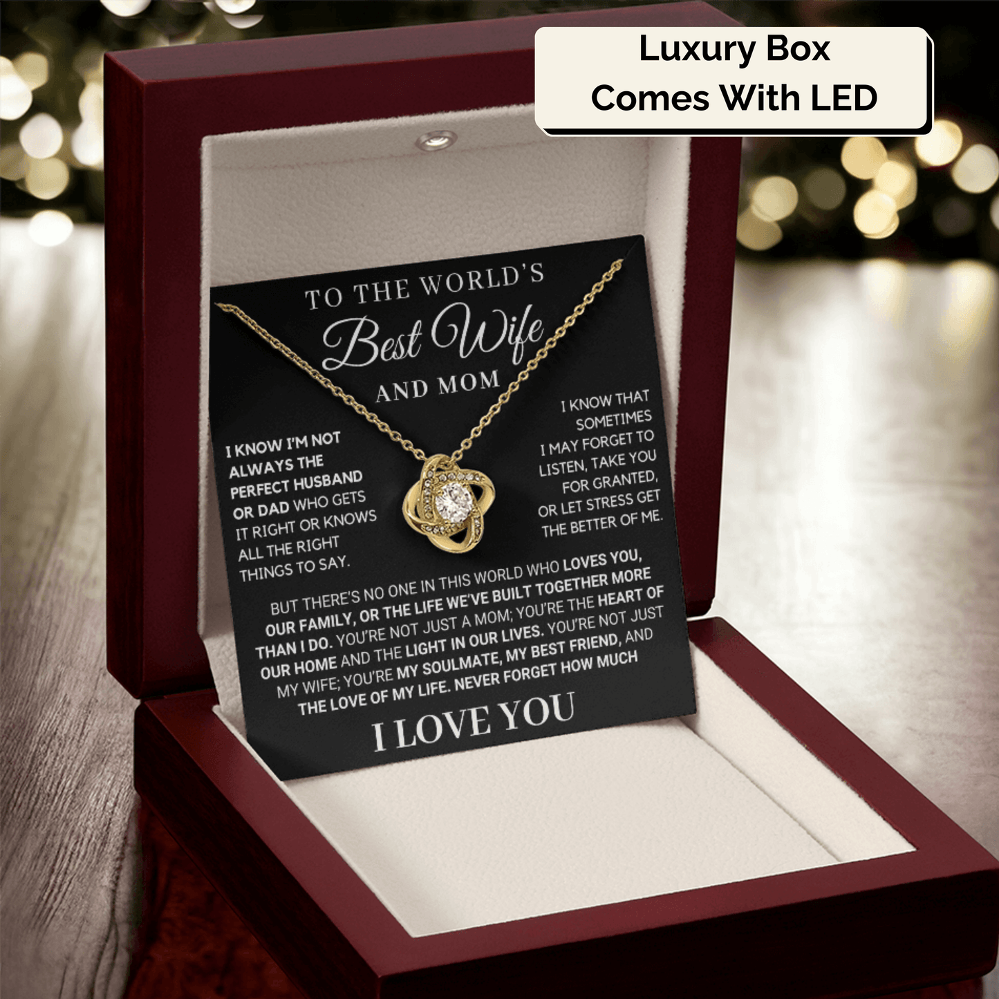 Family Love Gift for Wife: You Are The Love Of My Life