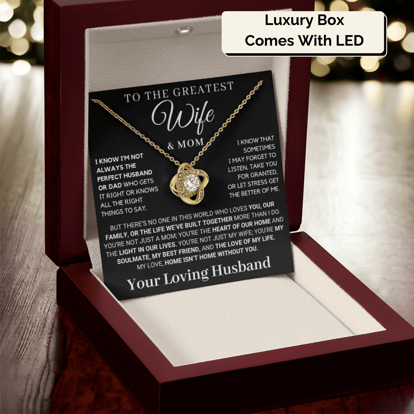(Mother's Day Special) Gift for Wife: You're The Heart Of Our Home