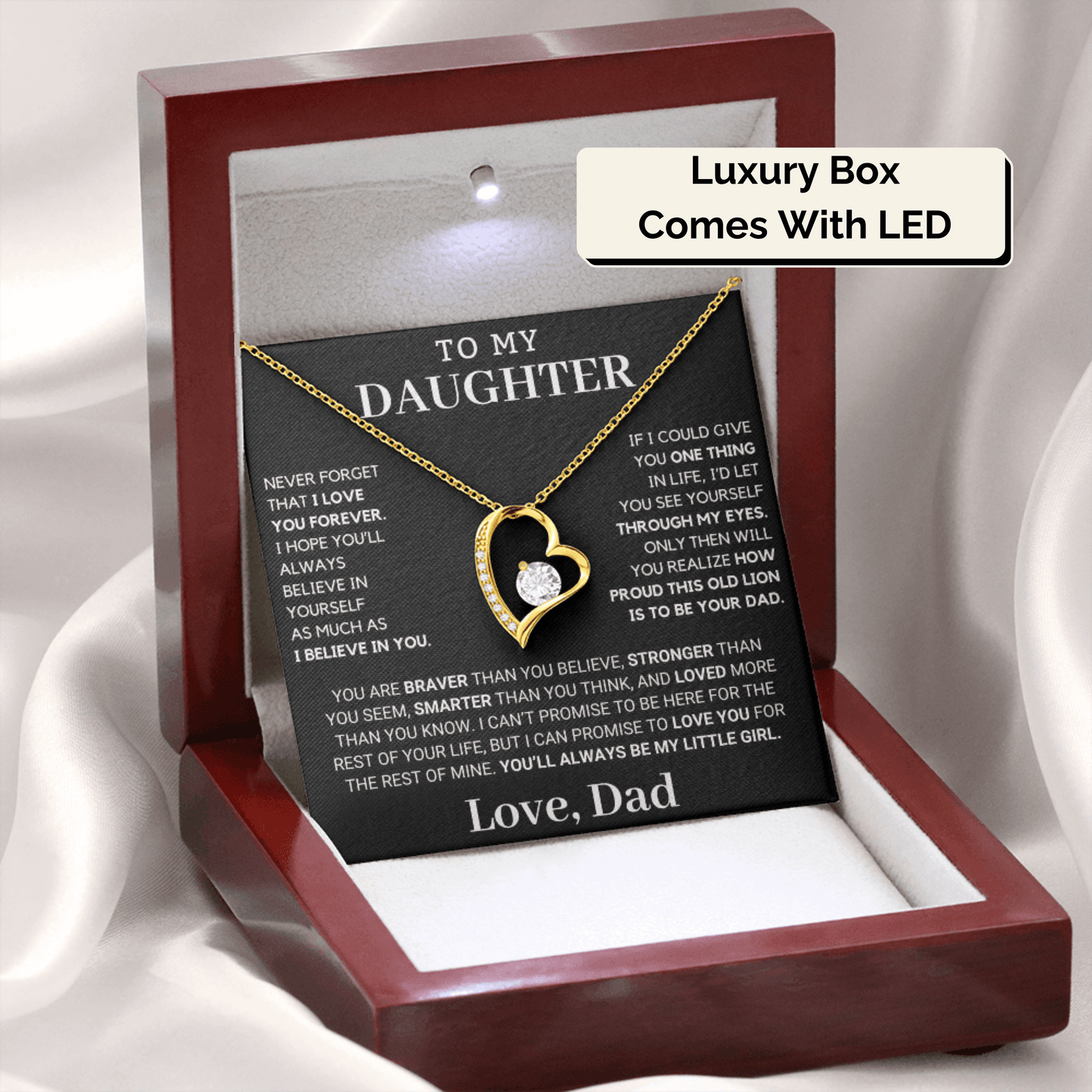 Gift for Daughter: How Proud This Old Lion Is