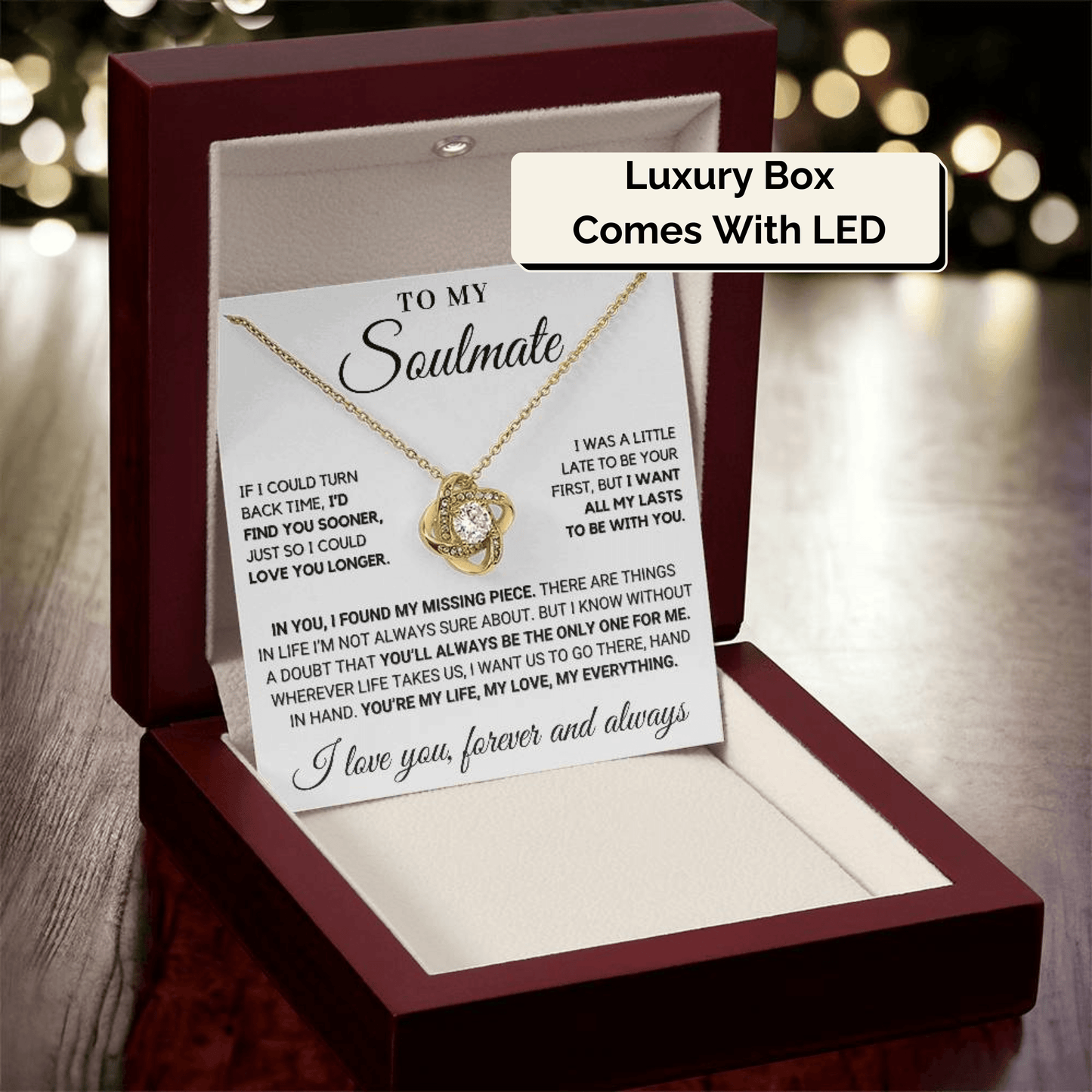 Gift for Her: I Want All My Lasts To Be With You