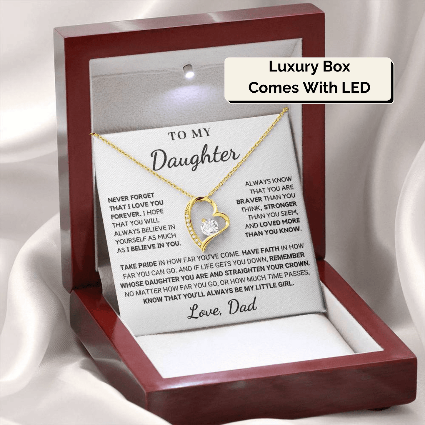Gift for Daughter: You'll Always Be My Little Girl