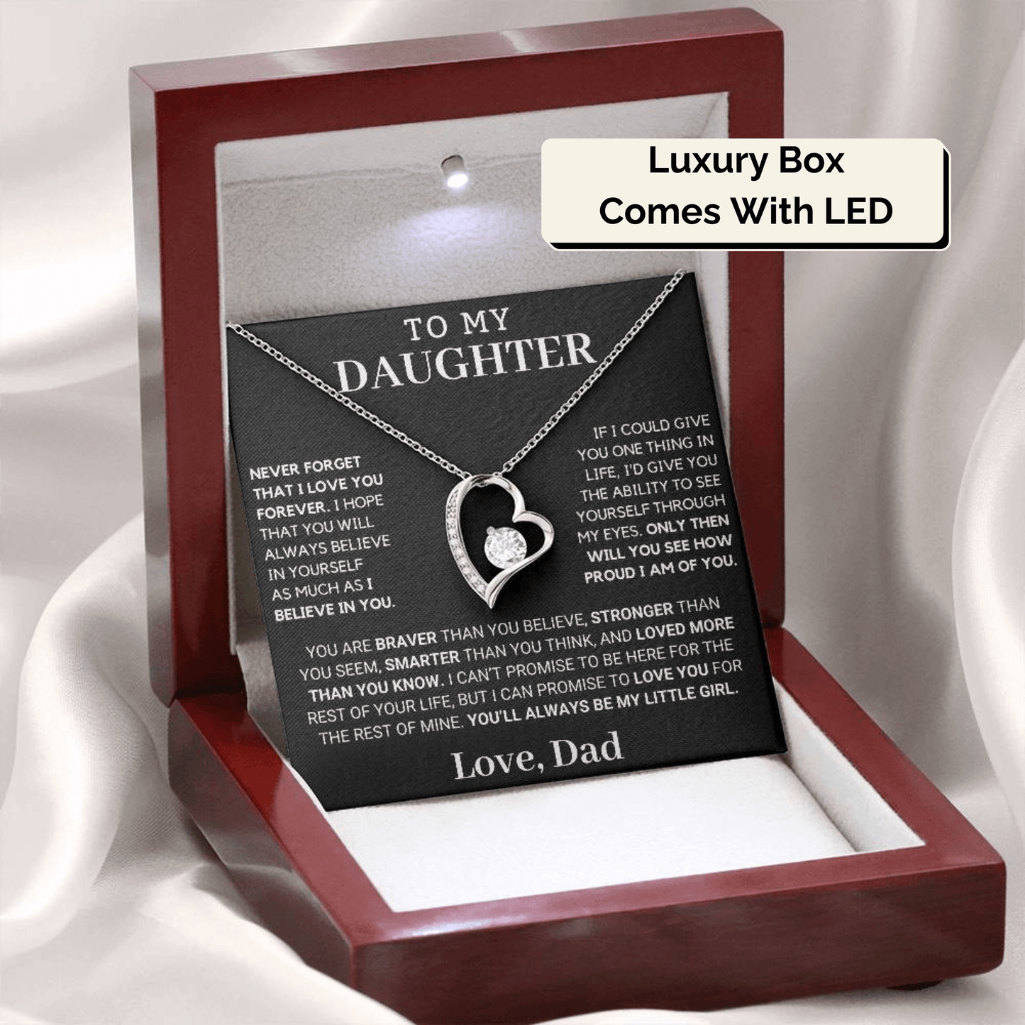 (Limited Stock) Gift for Daughter: Only Then Will You See