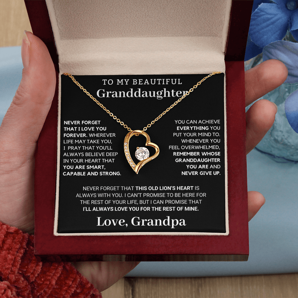 To My Granddaughter: This Old Lion's Heart Is Always With You - Forever Love