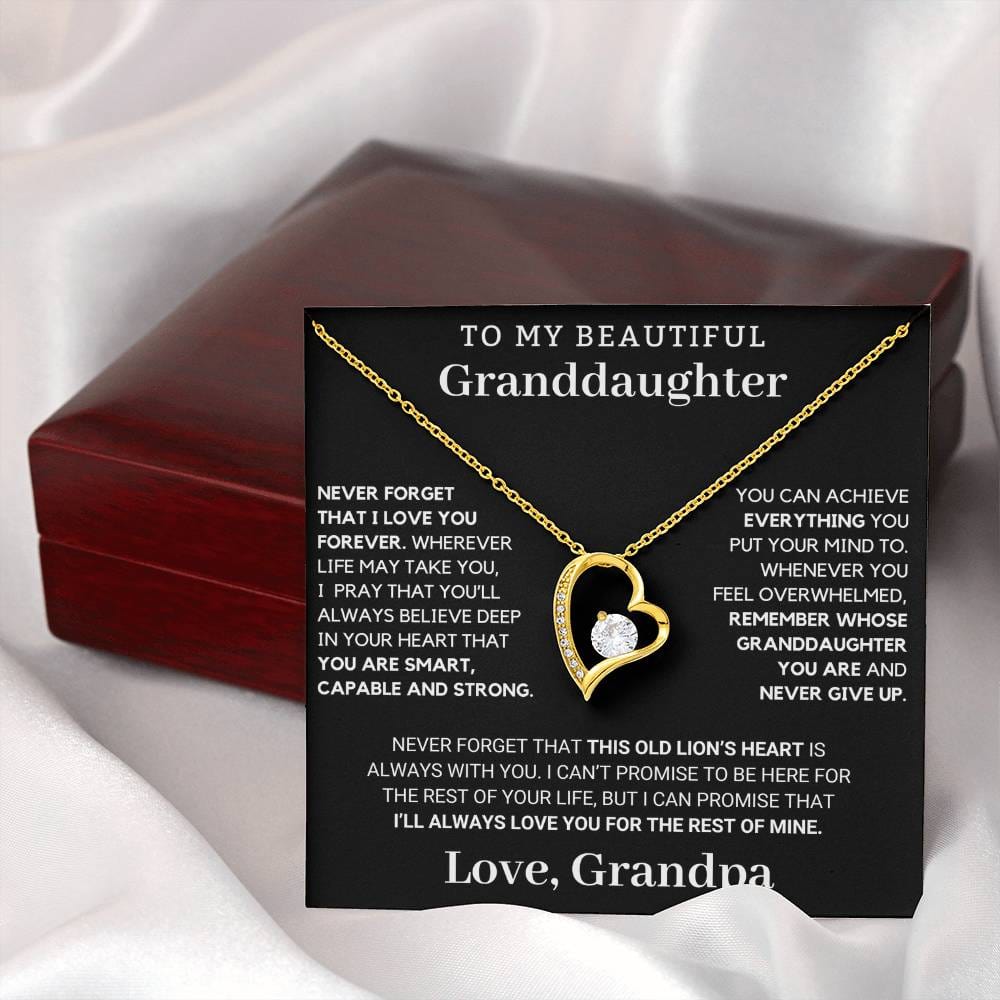 To My Granddaughter: This Old Lion's Heart Is Always With You - Forever Love