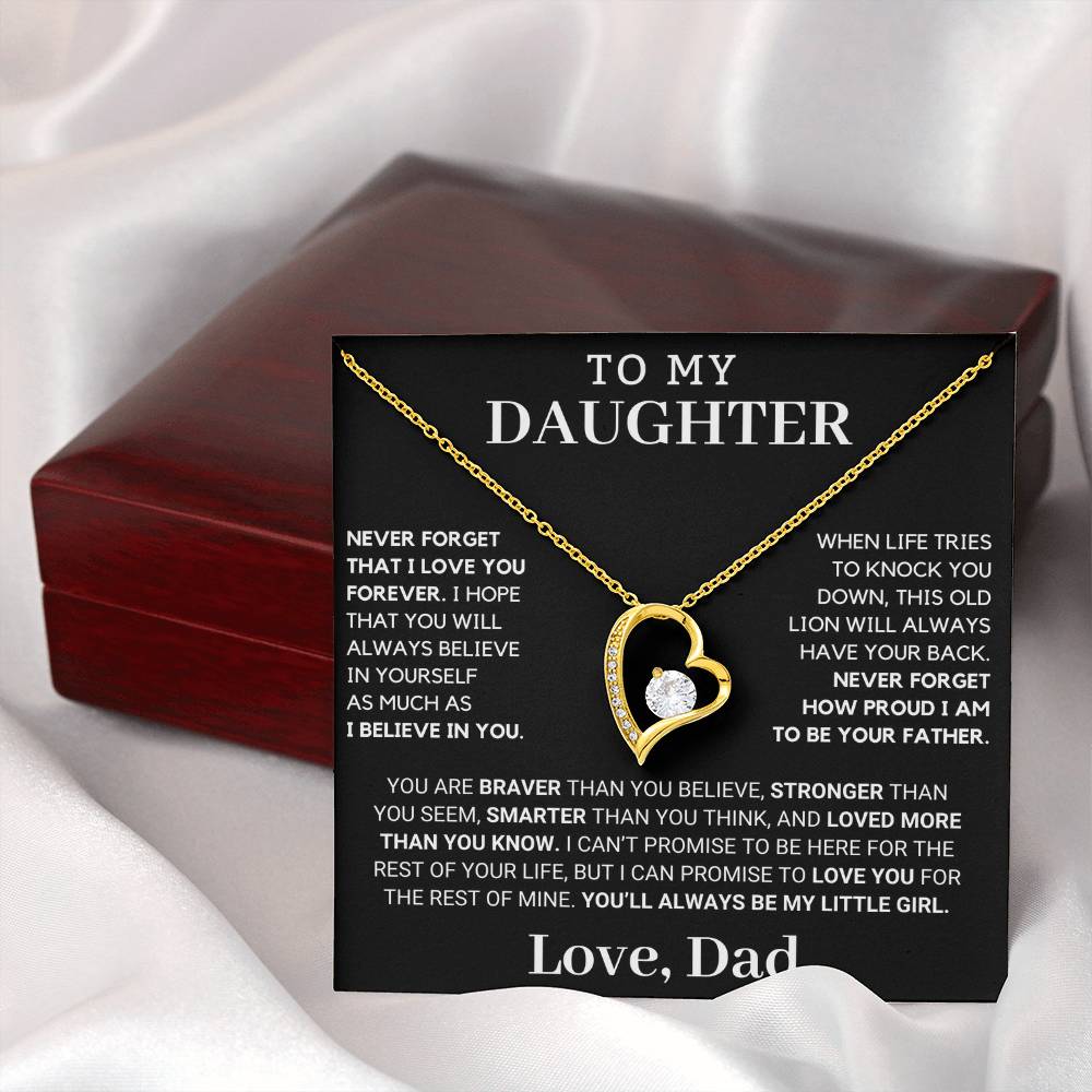 Gift For Daughter: Never Forget How Proud I Am To Be Your Father 🎁