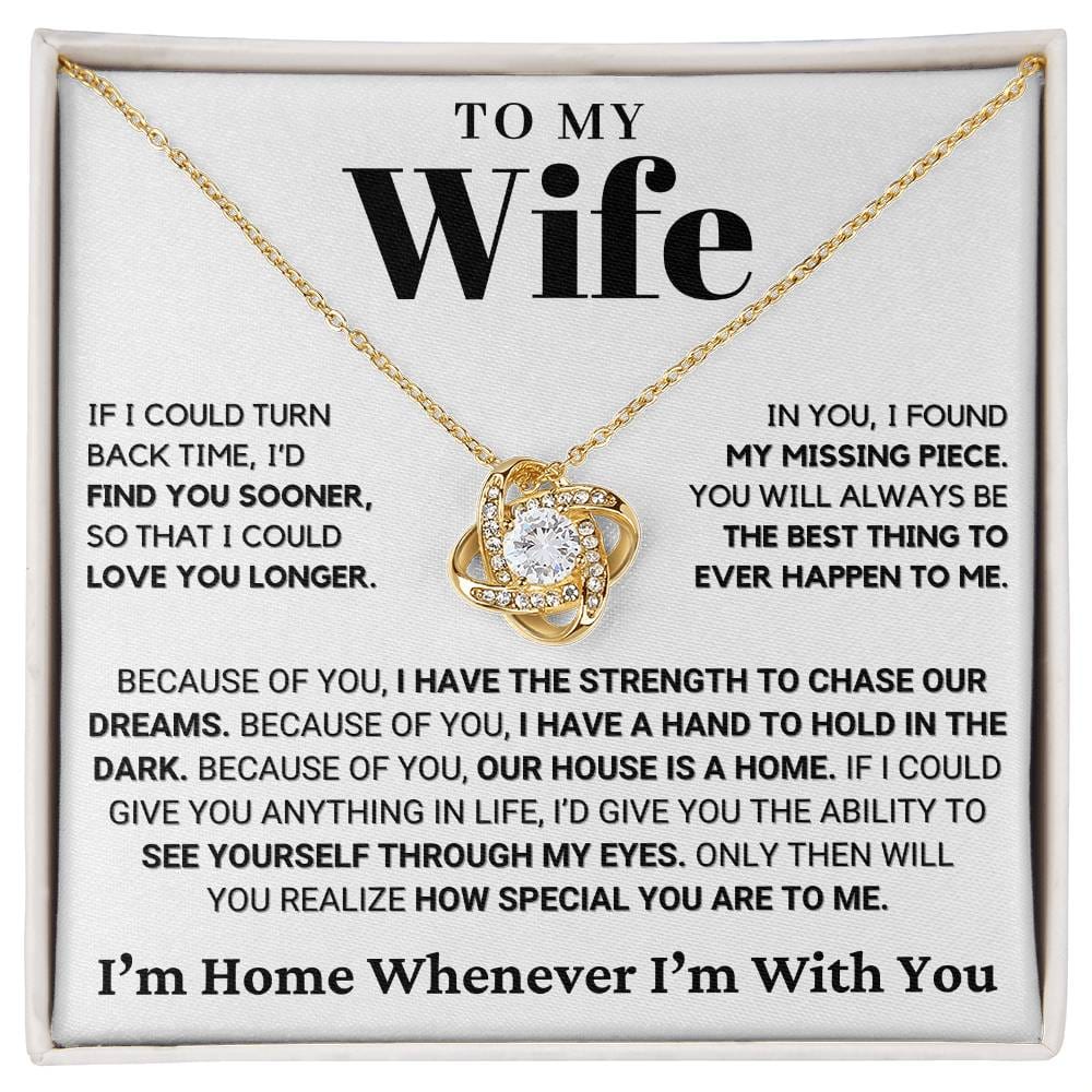 Gift for Wife: Because Of You