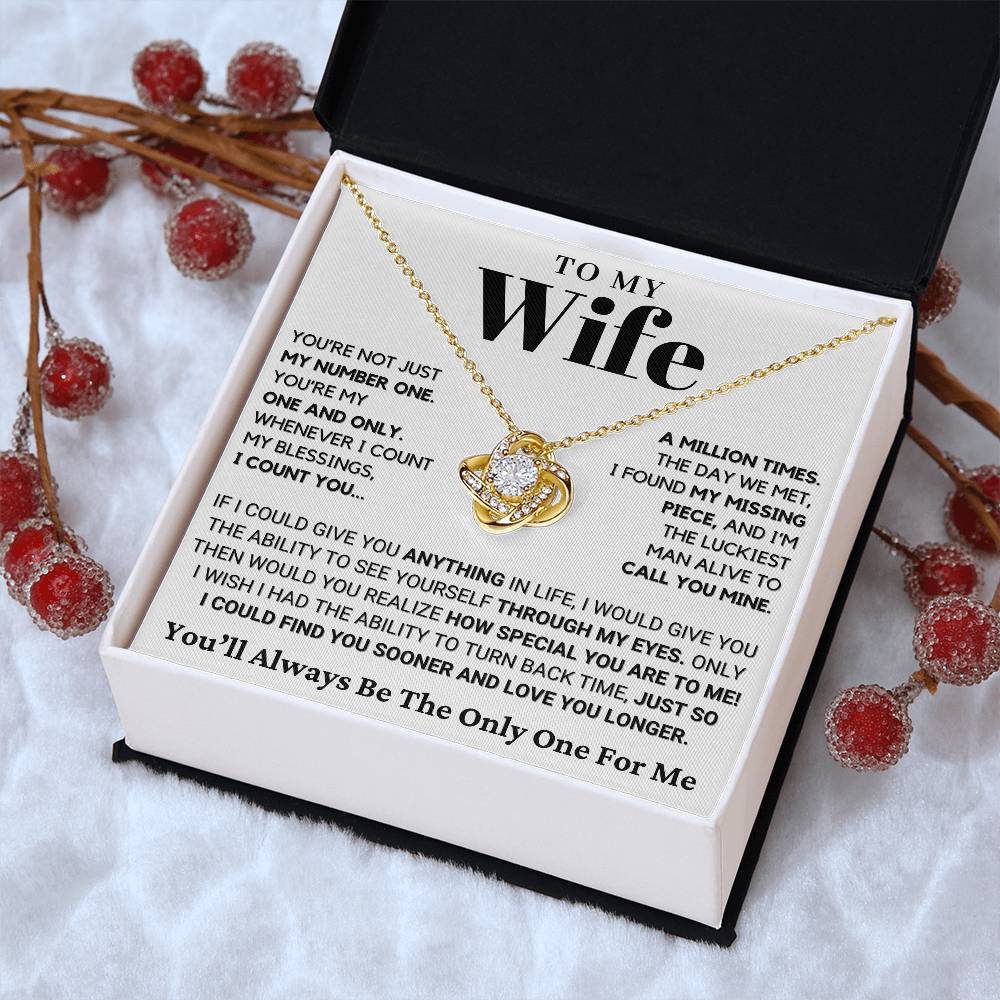 Gift for Wife: I Wish I Had The Ability To Turn Back Time