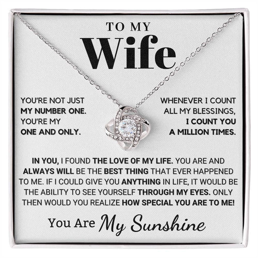 Gift for Wife: You Are My Sunshine