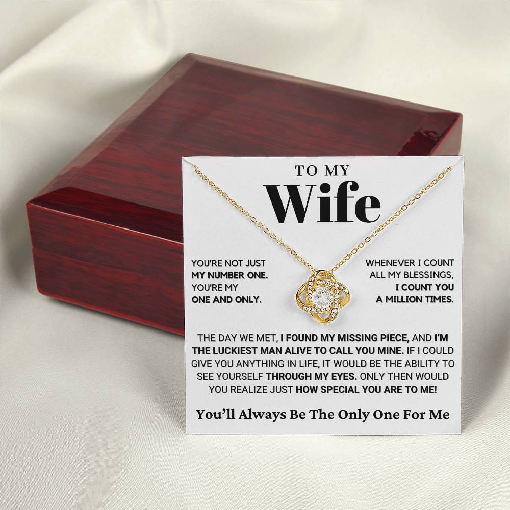 Gift for Wife: You'll Always Be The Only One For Me