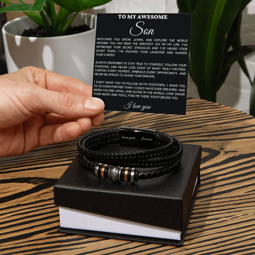 To My Son Watching You Grow - Bracelet