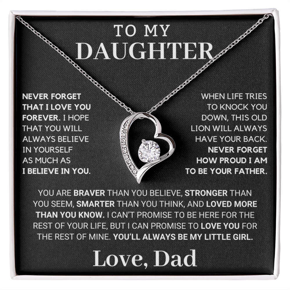 Gift For Daughter: Never Forget How Proud I Am To Be Your Father 🎁