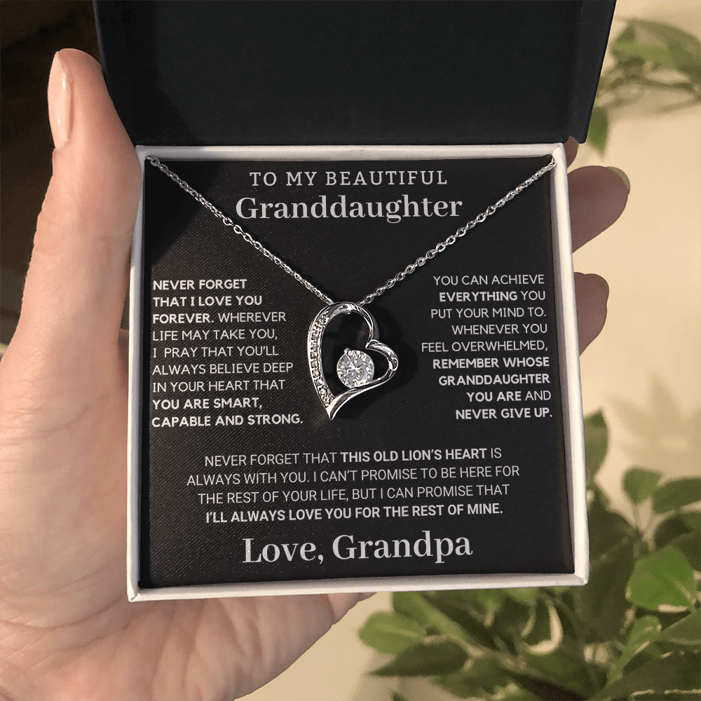 To My Granddaughter: This Old Lion's Heart Is Always With You - Forever Love
