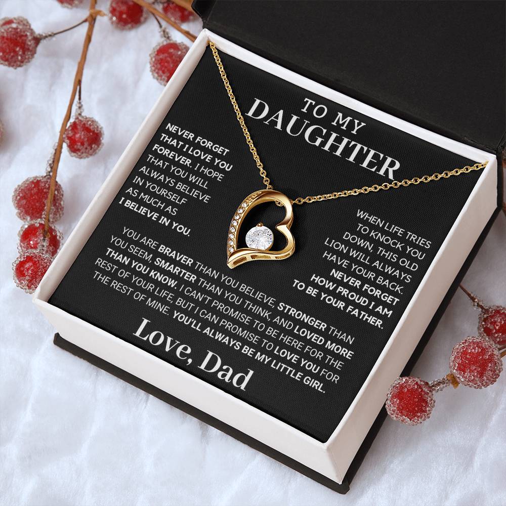 Gift For Daughter: Never Forget How Proud I Am To Be Your Father 🎁