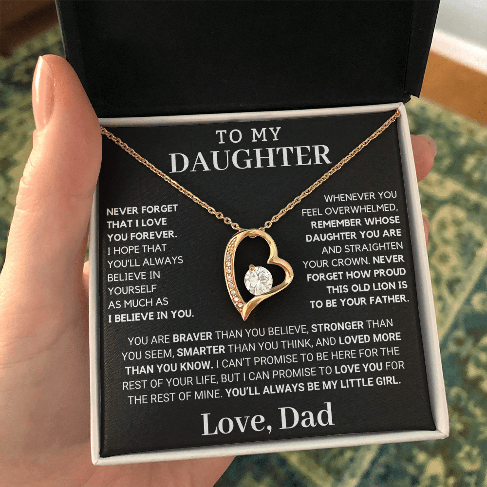 Gift for Daughter: Never Forget How Proud I Am To Be Your Father